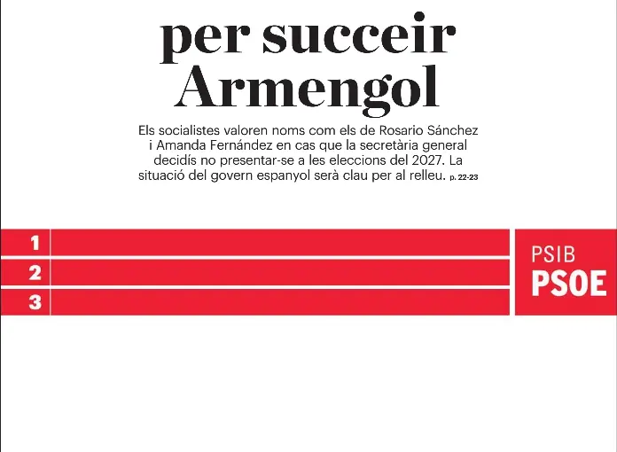 LA CURSA PER SUCCEIR ARMENGOL
