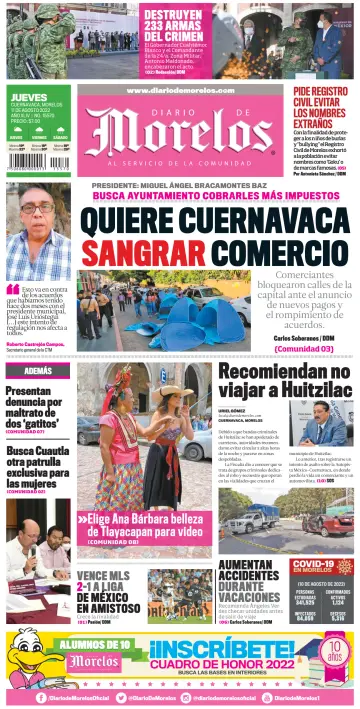 Diario de Morelos - 11 Aug 2022