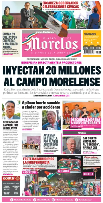 Diario de Morelos - 17 Sep 2022