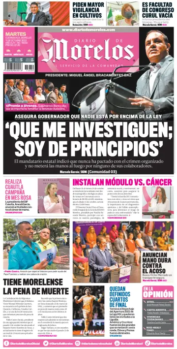 Diario de Morelos - 11 Oct 2022