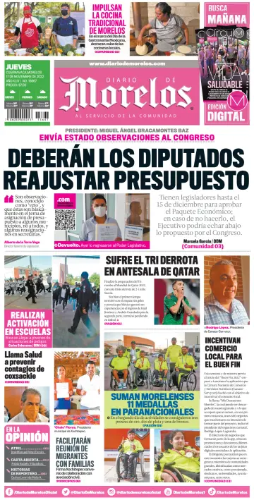 Diario de Morelos - 17 Nov 2022