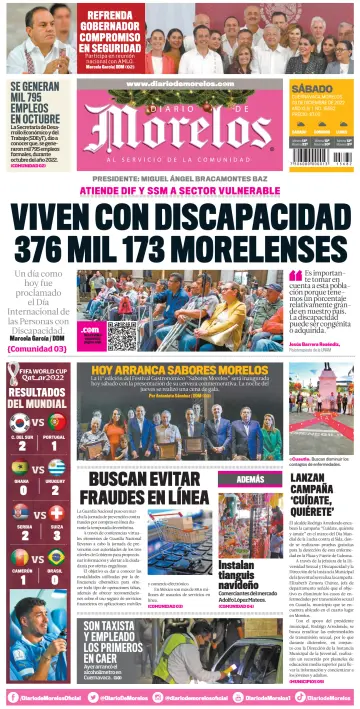 Diario de Morelos - 3 Dec 2022