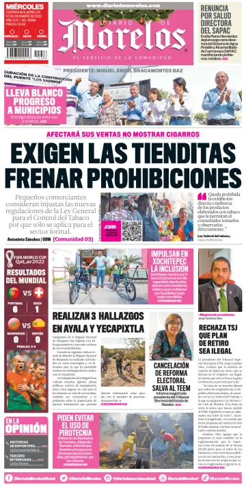 Diario de Morelos - 7 Dec 2022