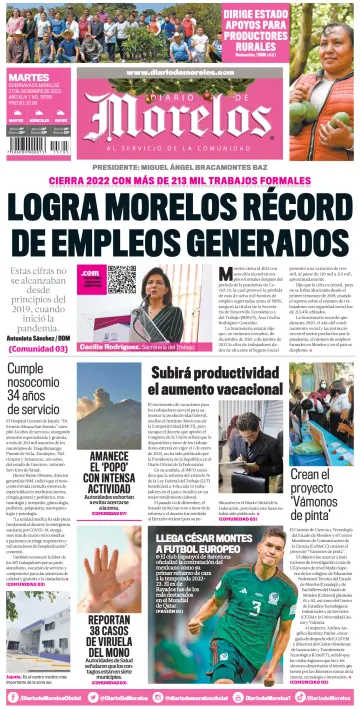 Diario de Morelos - 27 Dec 2022