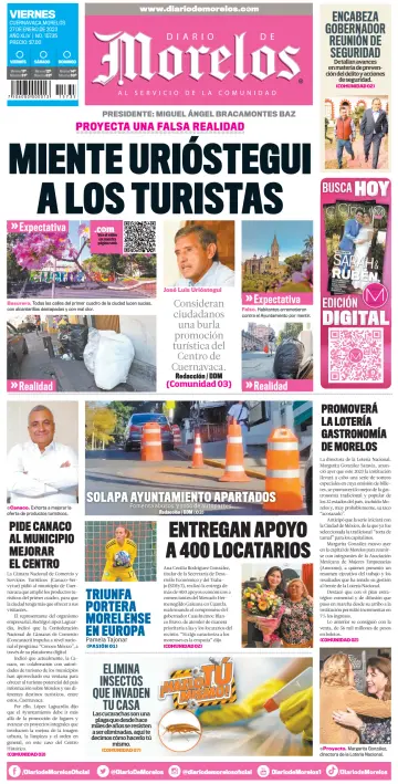 Diario de Morelos - 27 Jan 2023