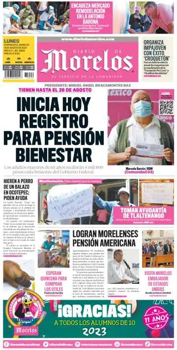 Diario de Morelos - 14 Aug 2023