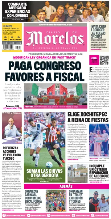 Diario de Morelos - 4 Sep 2023