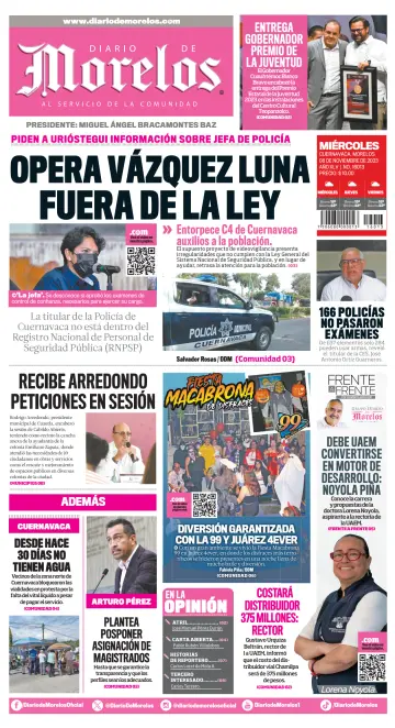 Diario de Morelos - 8 Nov 2023