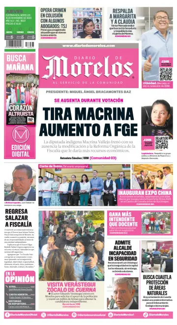 Diario de Morelos - 16 Nov 2023