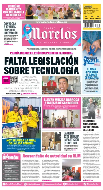 Diario de Morelos - 27 Nov 2023