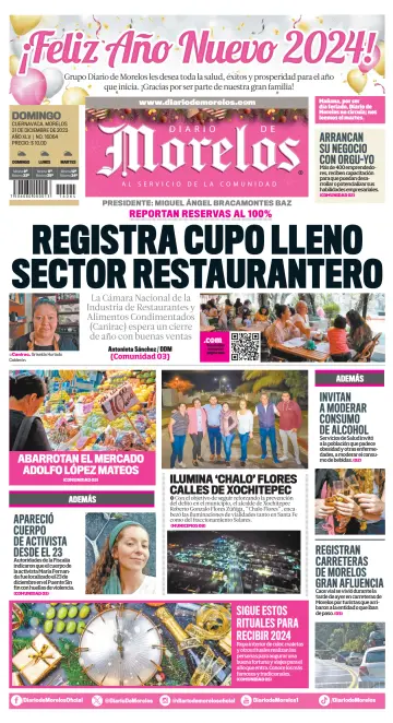 Diario de Morelos - 31 Dec 2023