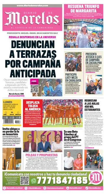 Diario de Morelos - 8 Apr 2024