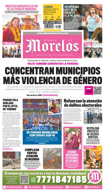 Diario de Morelos - 06 май 2024