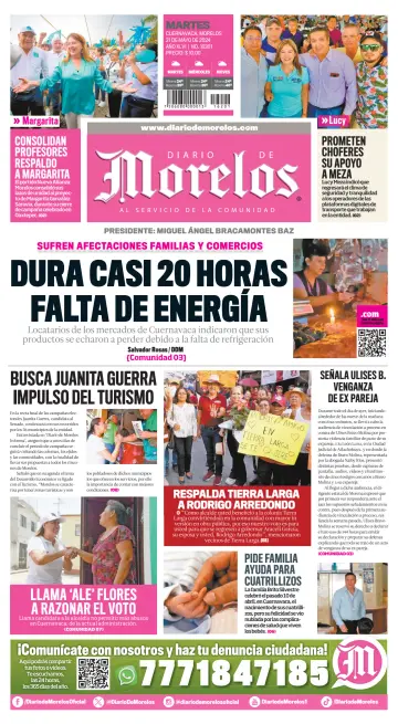Diario de Morelos - 21 五月 2024