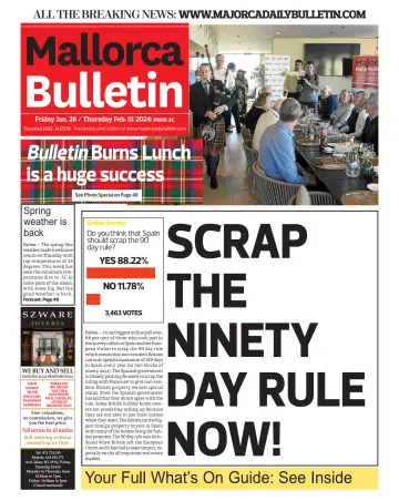 Mallorca Bulletin - 26 Jan. 2024