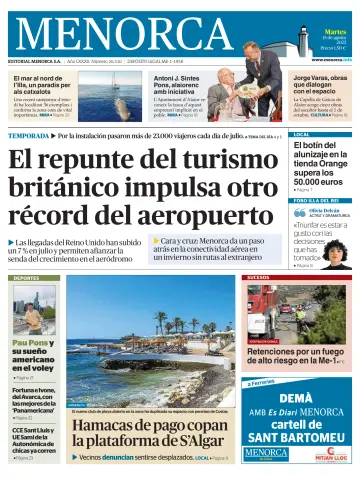 Menorca Diario Insular - 15 Aug 2023