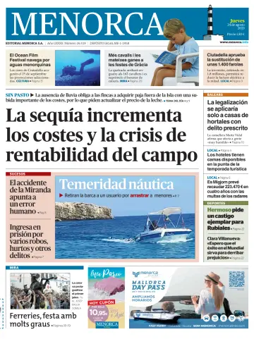 Menorca Diario Insular - 24 Aug 2023