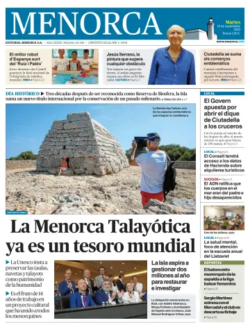 Menorca Diario Insular - 19 Sep 2023