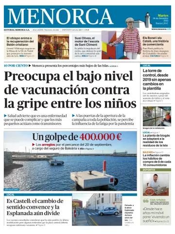 Menorca Diario Insular - 26 Dec 2023