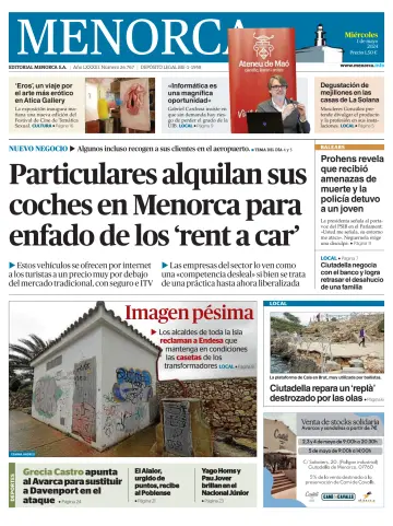 Menorca Diario Insular - 01 5월 2024