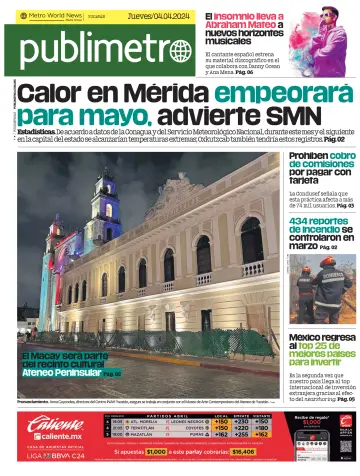 Publimetro Mérida - 04 abr. 2024
