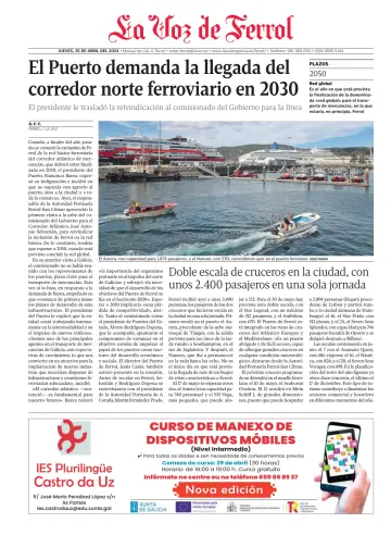 La Voz de Ferrol - 25 avr. 2024