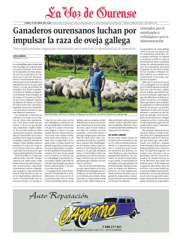 La Voz de Ourense - 22 Apr 2024