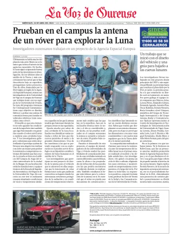 La Voz de Ourense - 24 Apr 2024