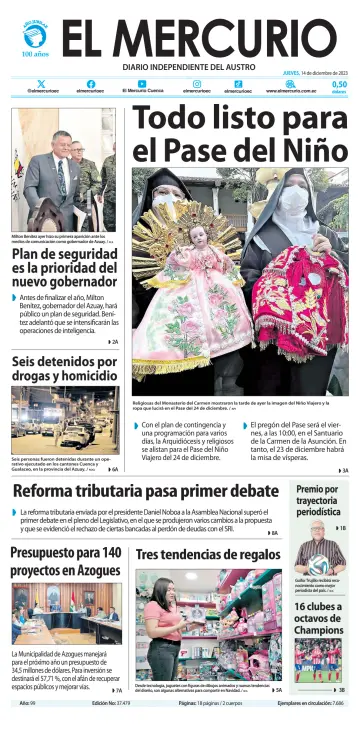 El Mercurio Ecuador - 14 Dec 2023