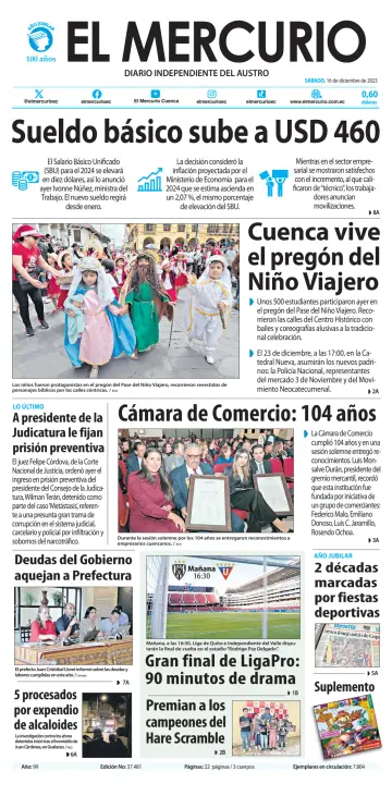 El Mercurio Ecuador - 16 Dec 2023