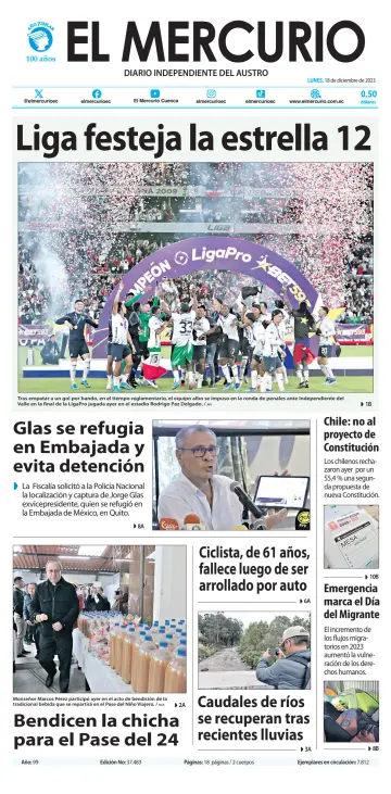 El Mercurio Ecuador - 18 Dec 2023