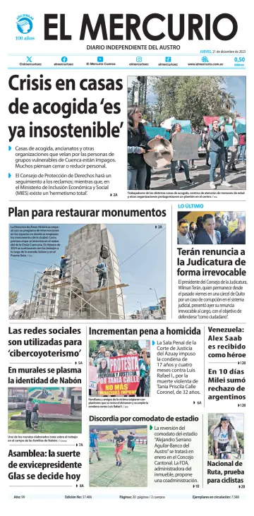 El Mercurio Ecuador - 21 Dec 2023