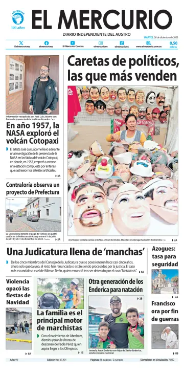 El Mercurio Ecuador - 26 Dec 2023
