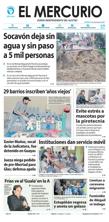 El Mercurio Ecuador - 29 Dec 2023