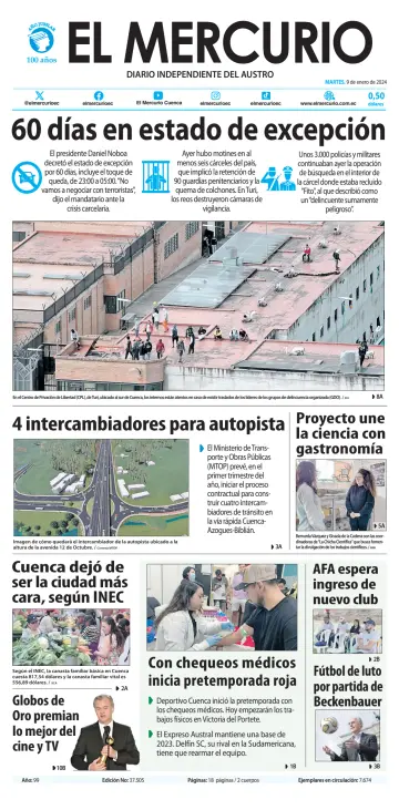 El Mercurio Ecuador - 9 Jan 2024