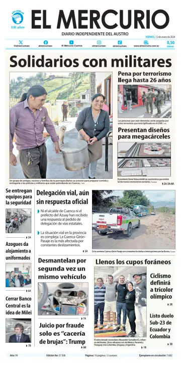 El Mercurio Ecuador - 12 Jan 2024