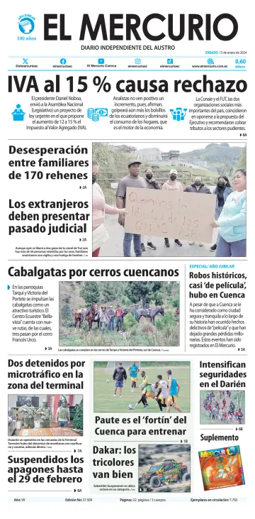 El Mercurio Ecuador - 13 Jan 2024