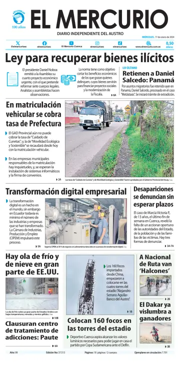 El Mercurio Ecuador - 17 Jan 2024