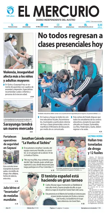 El Mercurio Ecuador - 22 gen 2024
