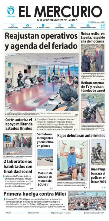 El Mercurio Ecuador - 25 Jan. 2024