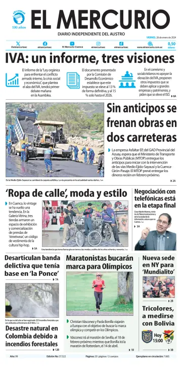 El Mercurio Ecuador - 26 enero 2024