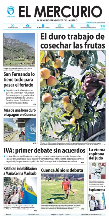 El Mercurio Ecuador - 28 1月 2024