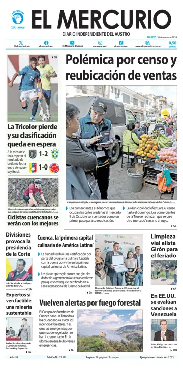 El Mercurio Ecuador - 30 gen 2024