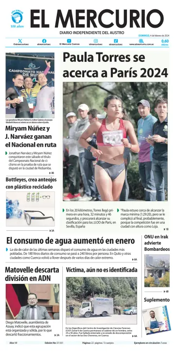 El Mercurio Ecuador - 04 Şub 2024