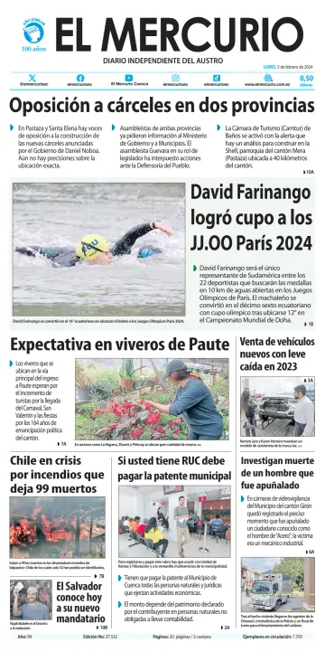 El Mercurio Ecuador - 5 Chwef 2024