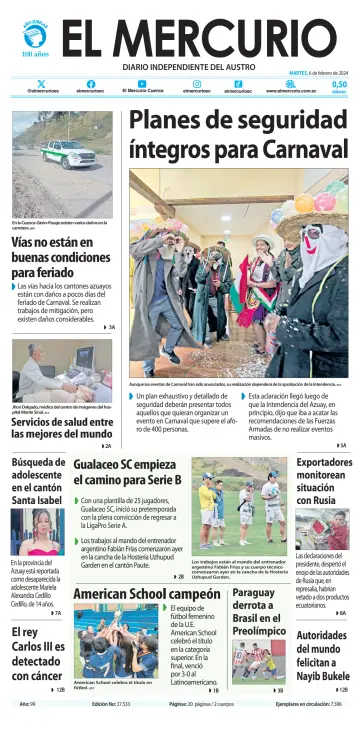 El Mercurio Ecuador - 06 фев. 2024