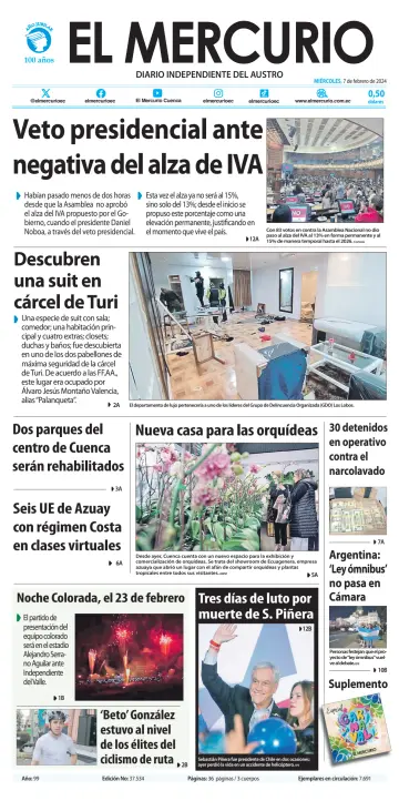 El Mercurio Ecuador - 07 фев. 2024