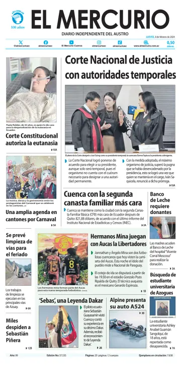 El Mercurio Ecuador - 08 二月 2024