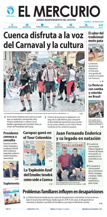 El Mercurio Ecuador - 11 Chwef 2024