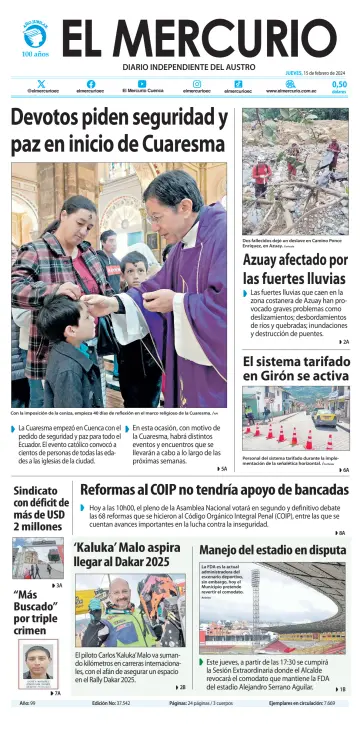 El Mercurio Ecuador - 15 feb. 2024